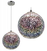 Светильник подвесной Uniel "Fametto/Galassie" DLC-G431 E27 CHROME картинка 